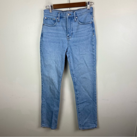 Madewell The Perfect Vintage Jean Light Wash‎ Rigid Denim Size 26 - Picture 1 of 10